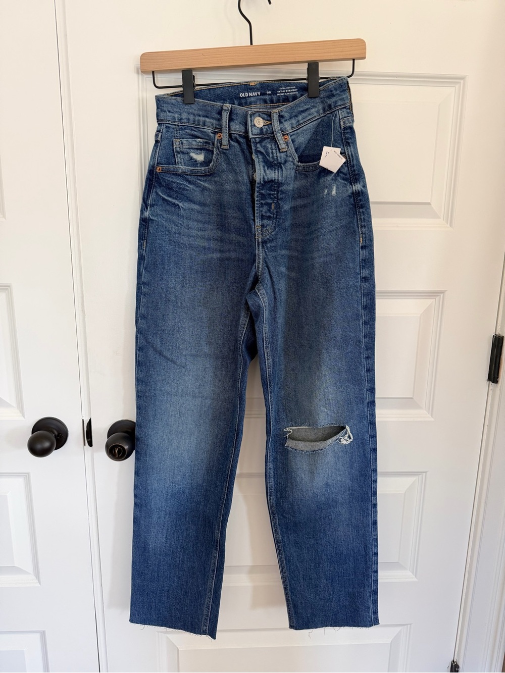 NWT old navy extra high rise ski high straight